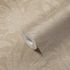 Non-woven wallpaper leaves beige white gold 39501-4 5
