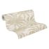 Non-woven wallpaper leaves cream gold silver 39501-5 7