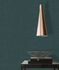 Non-woven wallpaper plaster texture petrol green 39503-5 1