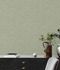 Non-woven wallpaper plain plaster texture green 39503-7 4