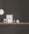 Non-woven wallpaper lines black gold metallic 39506-3 4