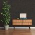 Non-woven wallpaper waves black gold metallic 39507-3 1