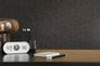 Non-woven wallpaper waves black gold metallic 39507-3 5