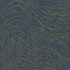 Non-woven wallpaper waves dark blue gold metallic 39507-4 2