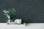 Non-woven wallpaper waves dark blue gold metallic 39507-4 1