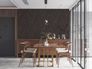 Non-woven wallpaper plaster look black gold 3951-15 1