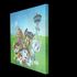 Wall mural Paw Patrol Chase & Friends Meadow 35 x 35 cm 2