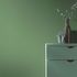 Non-woven wallpaper plain textile look green 10393-07 1