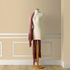 Non-woven wallpaper plain lines gold glitter 10281-30 3