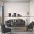 Non-woven wallpaper plain lines cream grey glitter 10281-38 1