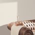 Non-woven wallpaper checkered look beige gloss 10289-14 1