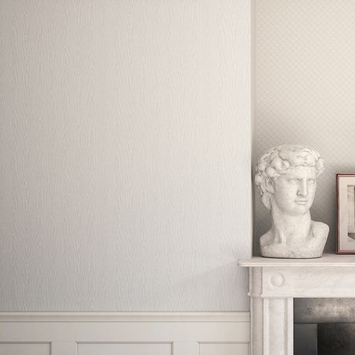 Non-woven wallpaper wood cream grey metallic 10291-31