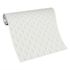 Non-woven wallpaper Art Deco white silver metallic 10346-31 5