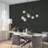 Non-woven wallpaper lines abstract black glitter 10351-15 1
