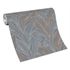 Non-woven wallpaper leaves grey copper metallic 10282-10 5