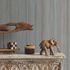 Non-woven wallpaper snake silver bronze metallic 10386-10 1