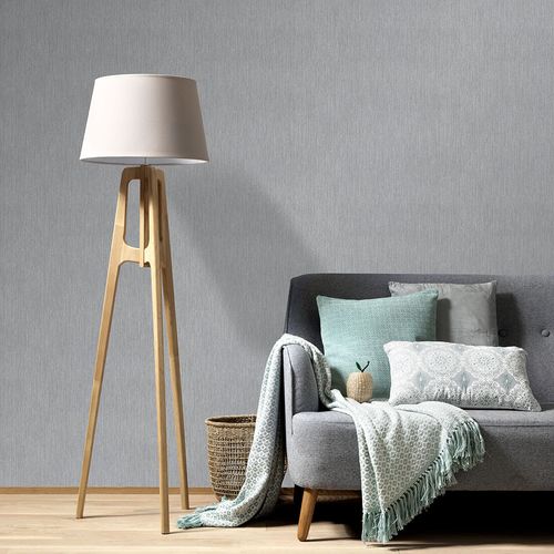Non-woven wallpaper texture Lines Modern grey 10396-10