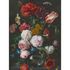 Photo Wallpaper Floral Vase Vintage grey Red 2503V-11 2