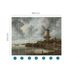 Photo Wallpaper Beach Ship Windmill grey Brown 2504V-11 4
