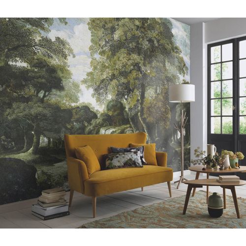 Photo Wallpaper Forest Trees Nature Green Brown 2506V-11