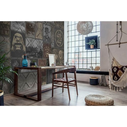 Photo Wallpaper Pictures 3D Effect grey Beige 2507N-11