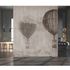 Photo wallpaper balloons used look mountains grey 2509N-11 3
