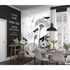 Photo Wallpaper Floral Dragonflies White Black 2520N-81 3