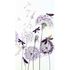 Photo Wallpaper Floral Dragonflies White Purple 2520N-82 2