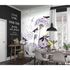 Photo Wallpaper Floral Dragonflies White Purple 2520N-82 3
