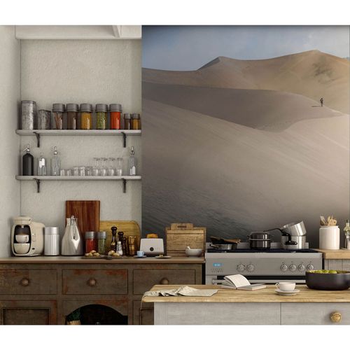 Photo Wallpaper Desert Dunes Sky Beige Blue 2533N-81