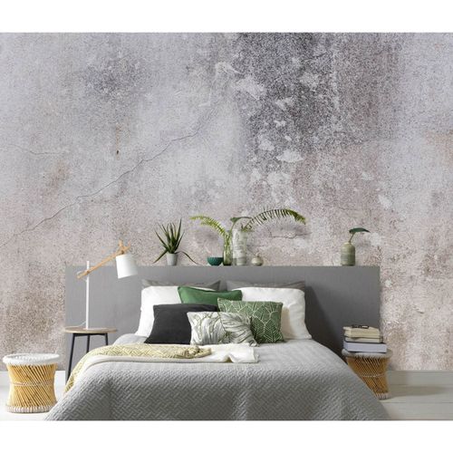 Photo wallpaper concrete look used look grey beige 2251-10