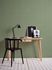 Non-woven wallpaper textile look plain green 39652-1 4