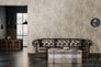 Non-woven wallpaper leaves beige gold metallic 39654-5 7