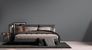 Non-woven wallpaper texture plain anthracite 39655-2 1