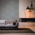Non-woven wallpaper metal look blue copper 39657-1 4