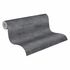 Non-woven wallpaper metal look black silver 39657-6 5