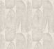 Non-woven wallpaper leaf pattern grey beige 39658-1 2
