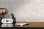 Non-woven wallpaper leaf pattern grey beige 39658-1 4