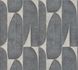 Non-woven wallpaper leaf pattern beige black 39658-3 2