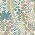 Non-woven wallpaper Rasch leaves white green pink 465310 2