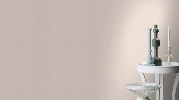 Non-woven wallpaper Rasch plain Light gray 687507