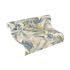 Non-woven wallpaper Rasch leaves beige blue green 865202 3