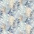 Non-woven wallpaper Rasch leaves white blue 865349 2