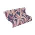 Non-woven wallpaper Rasch leaves patterned blue pink 865615 3