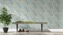 Non-woven wallpaper Rasch tropical white blue 866124 5