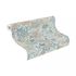 Non-woven wallpaper Rasch tropical white blue 866124 3