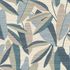 Non-woven wallpaper Rasch leaves beige blue green 866346 2