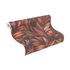 Non-woven wallpaper Rasch leaves black red yellow 867633 3