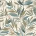 Non-woven wallpaper Rasch leaves white green beige 867640 2