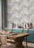 Non-woven wallpaper Rasch jungle white colorful 868258 1